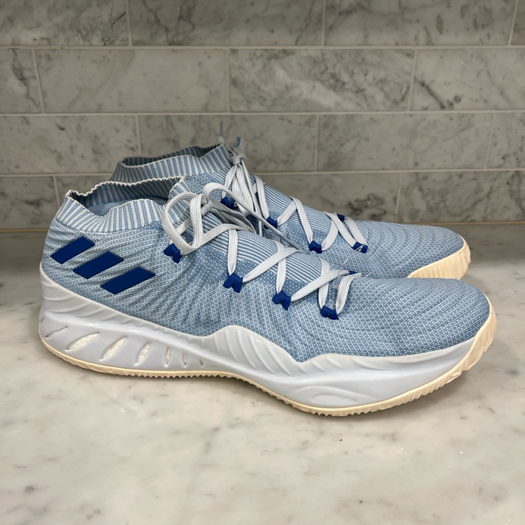 Adidas Crazy Explosive Low Primeknit Blue Boost Men Size 20 Sneakers